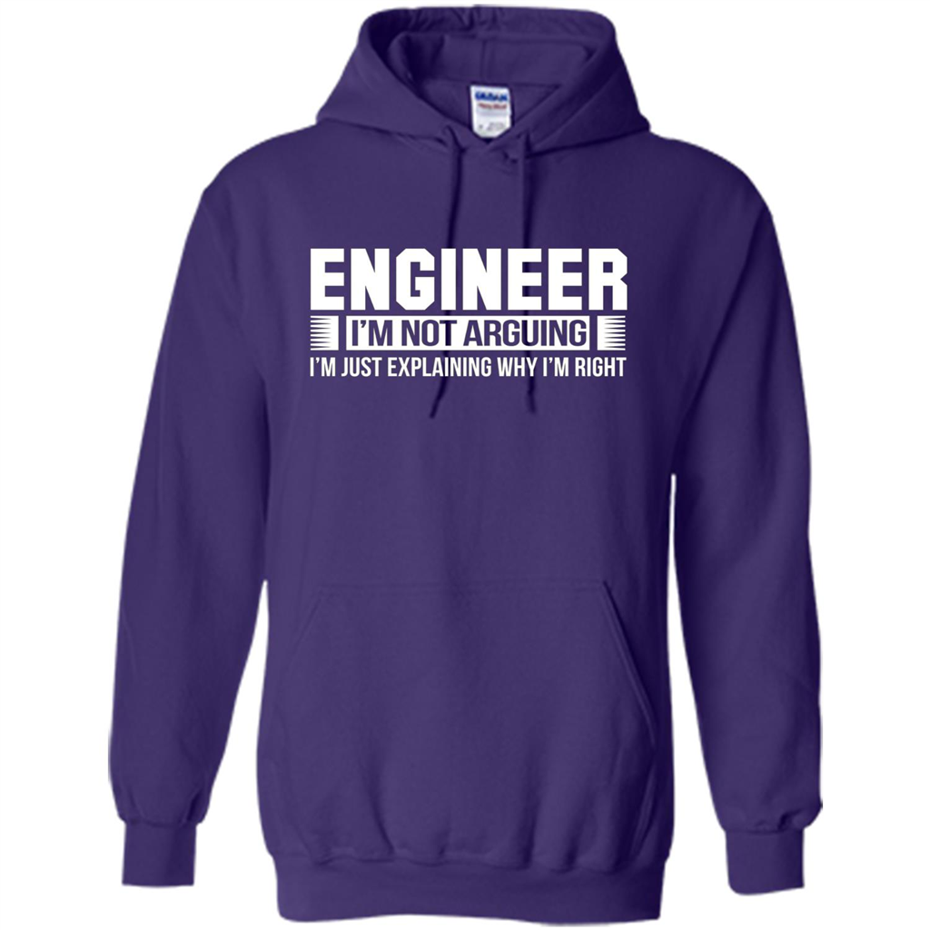 Engineer I'm Not Arguing T-shirt Purple