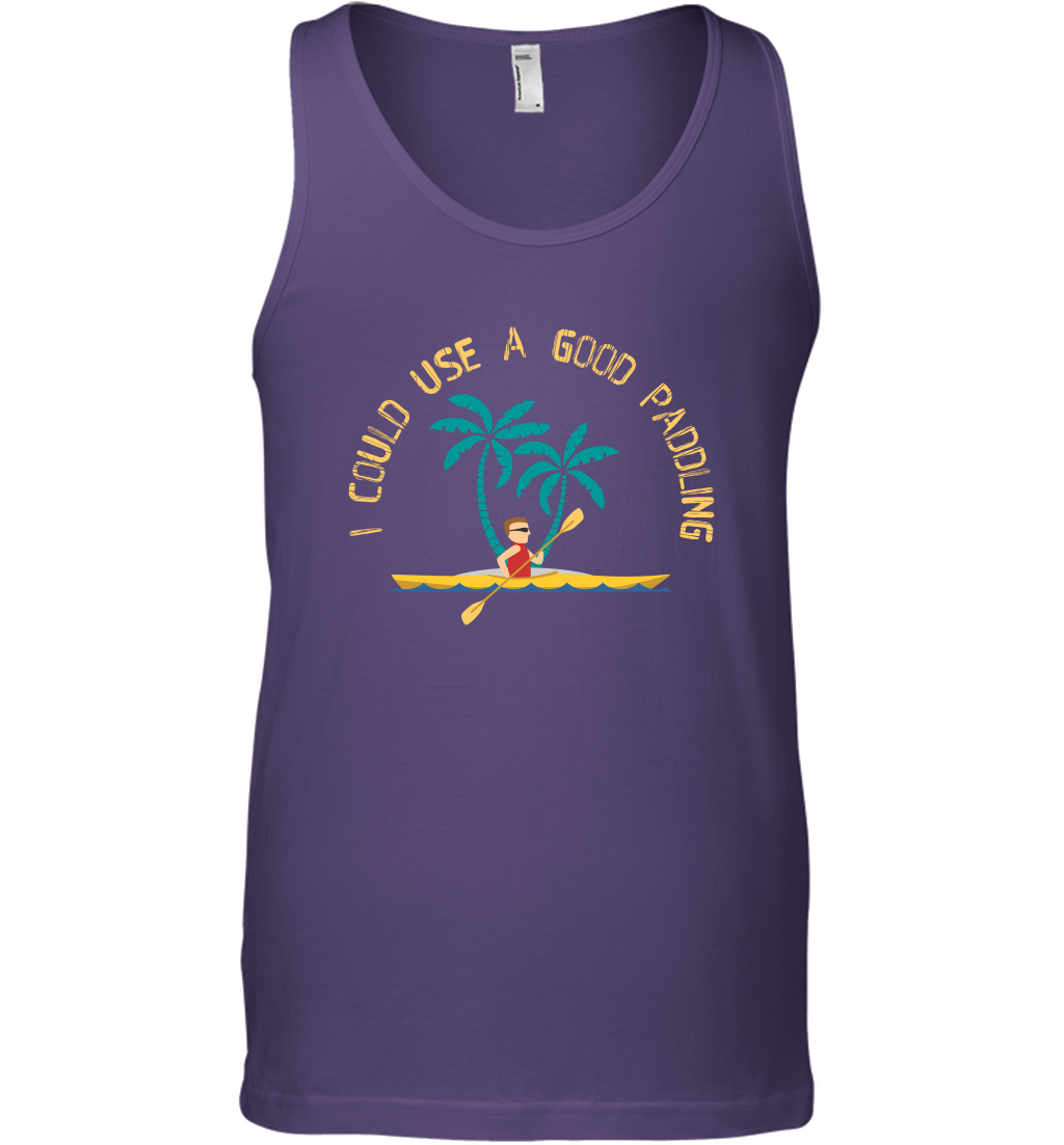 I Could Use A Good Paddling Paddle Shirt Tank Top Tank Top Purple