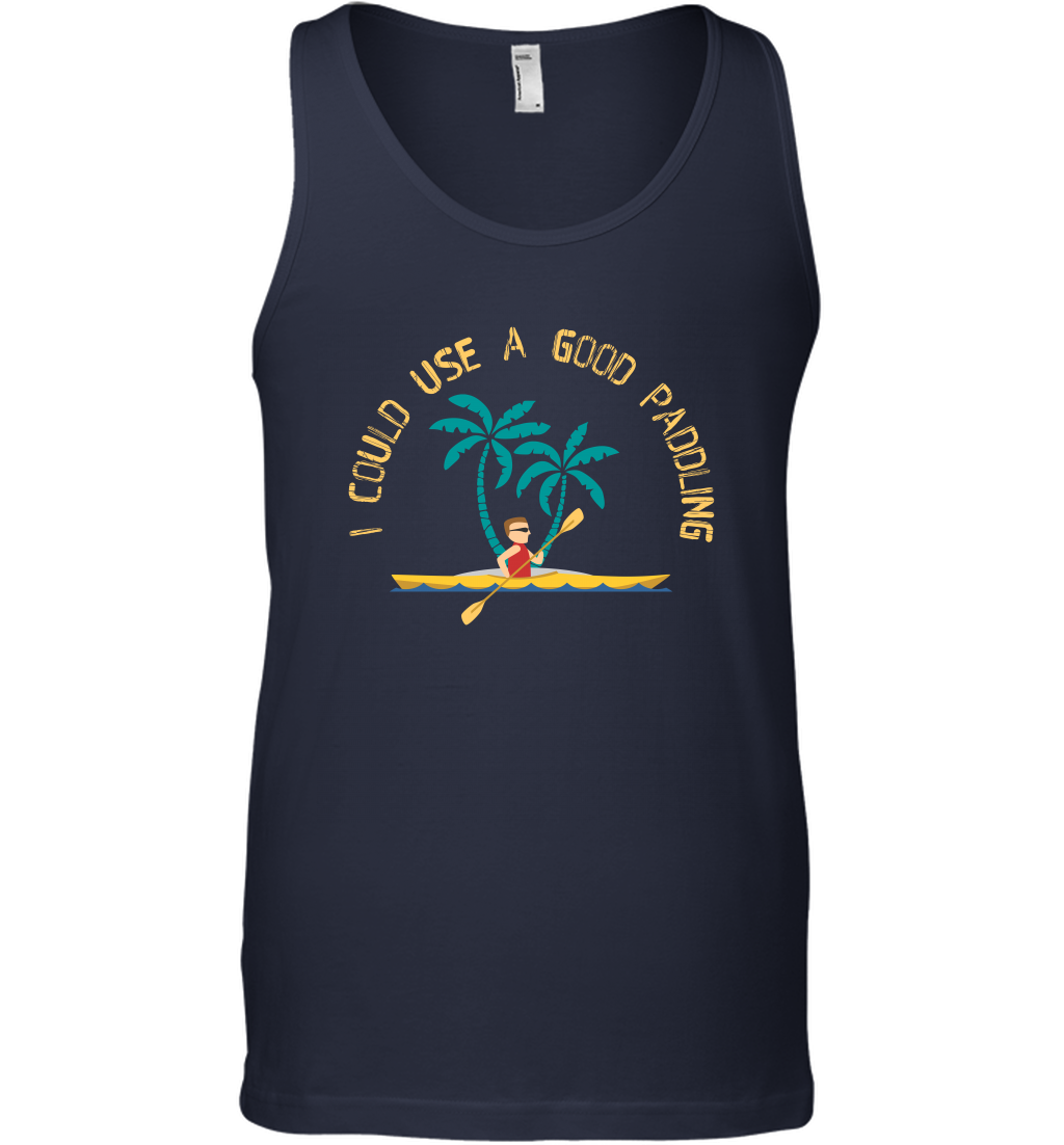 I Could Use A Good Paddling Paddle Shirt Tank Top Tank Top Navy