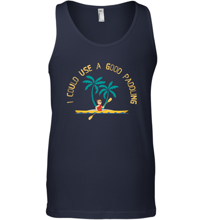 I Could Use A Good Paddling Paddle Shirt Tank Top Tank Top Navy