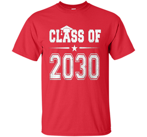 Kindergarten T-shirt Class Of 2030 Kindergarten Style T-shirt