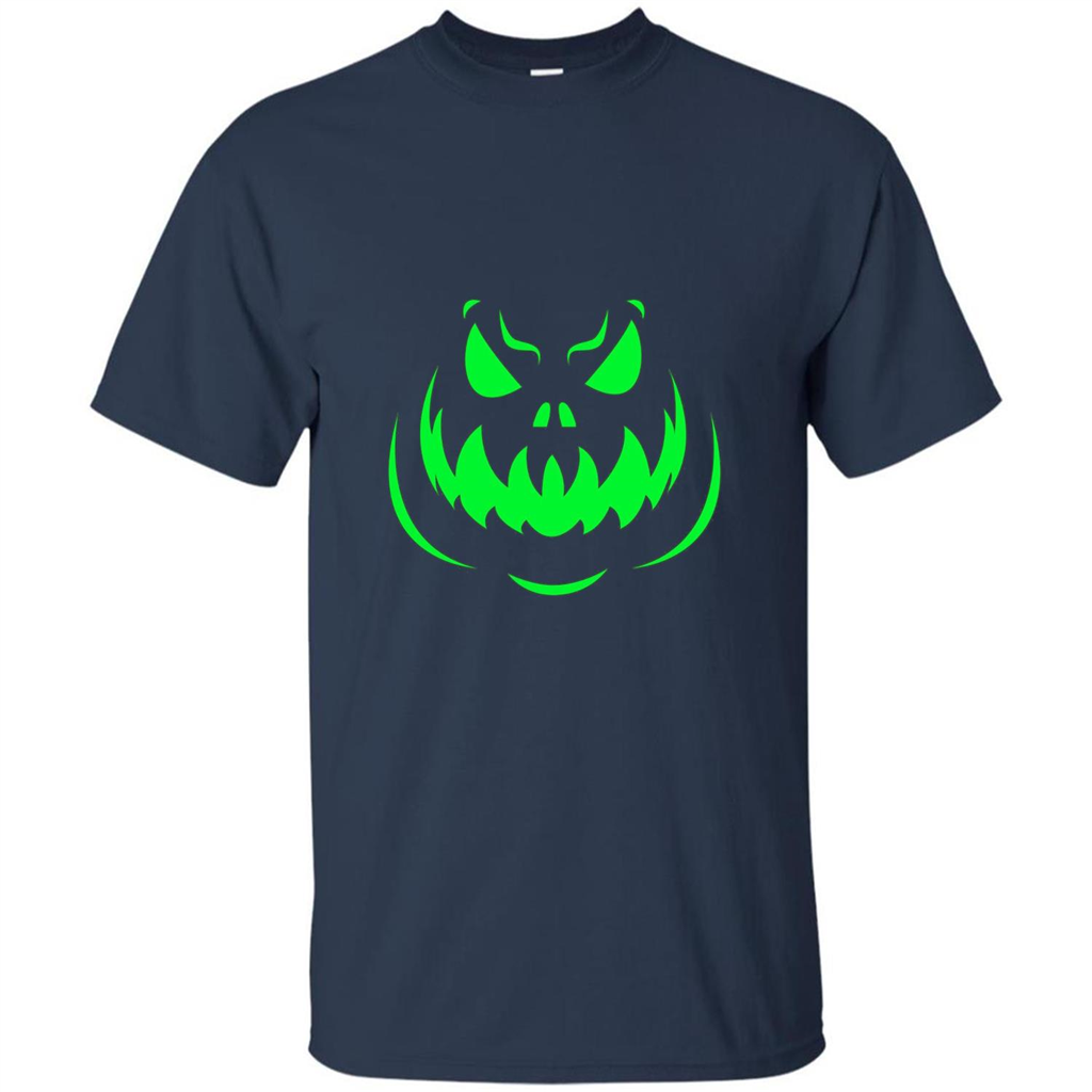 Scary Face Halloween T-shirt Navy
