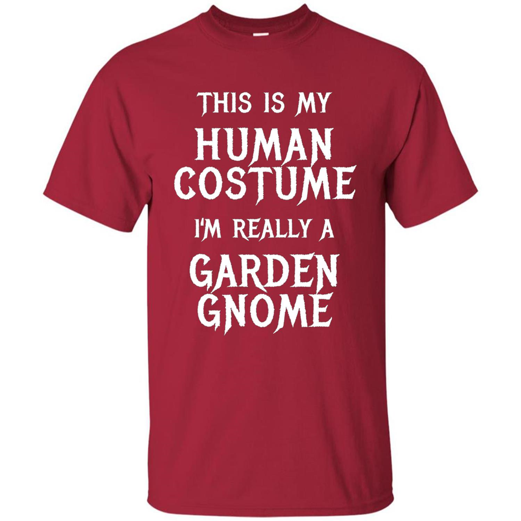 Garden Gnome Halloween Costume T-shirt Cardinal
