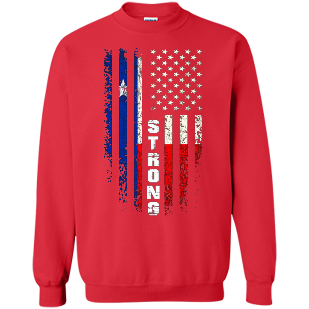 Texas Strong T-shirt Hurricane Harvey 2017 T-shirt Red