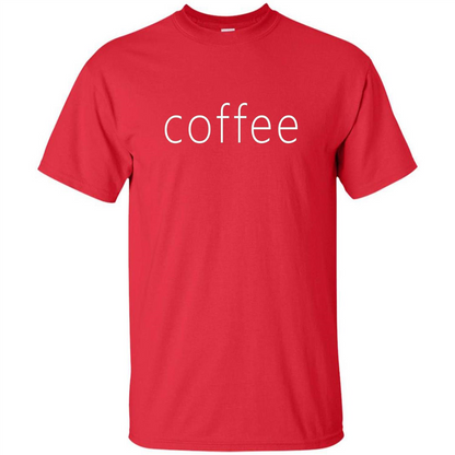 Coffee T-shirt Red