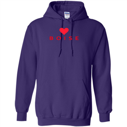 Boise Idaho With Heart Love T-shirt
