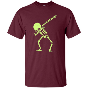 Dabbing Skeleton T-shirt Dab Hip Hop Skull Dabbing T-shirt