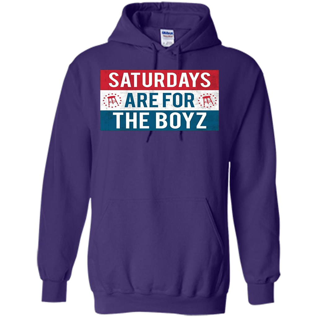 Saturdays Are For The Boyz T-shirt Purple
