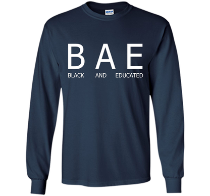 Bae Black And Educated T-shirt Navy