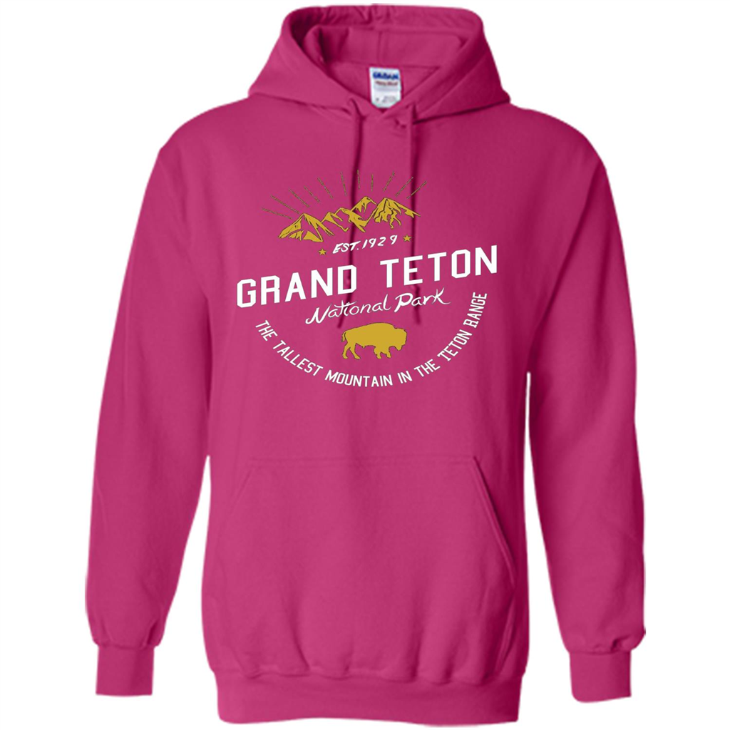 Grand Teton National Park T-shirt Heliconia
