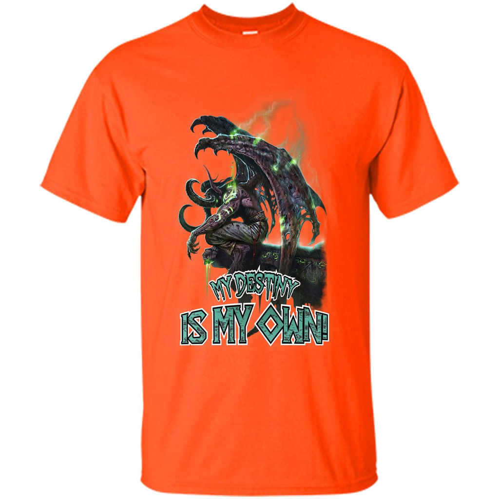 World of Warcraft T-shirt My Destiny Is My Own T-shirt Orange