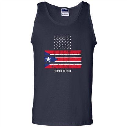 Puerto Rico USA Flag Pride T-Shirt Navy
