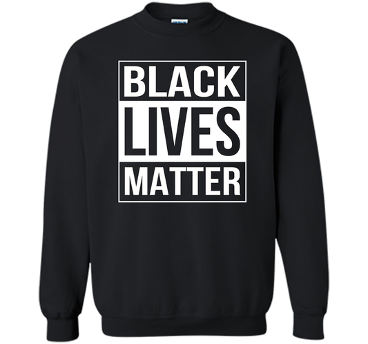 Black Lives Matter Political Protest T-Shirt shirt Black