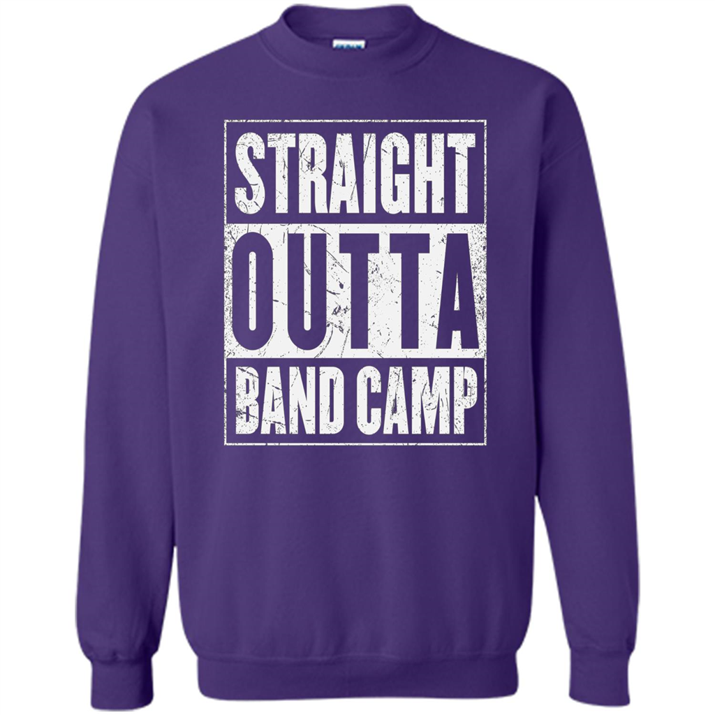Straight Outta Band Camp T-shirt Camping T-shirt Purple