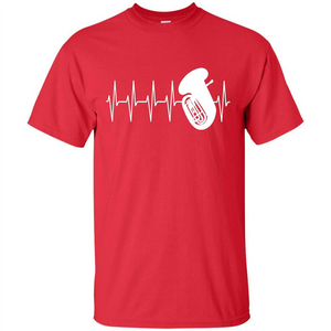 Heartbeat Tube Sousaphone T-shirt