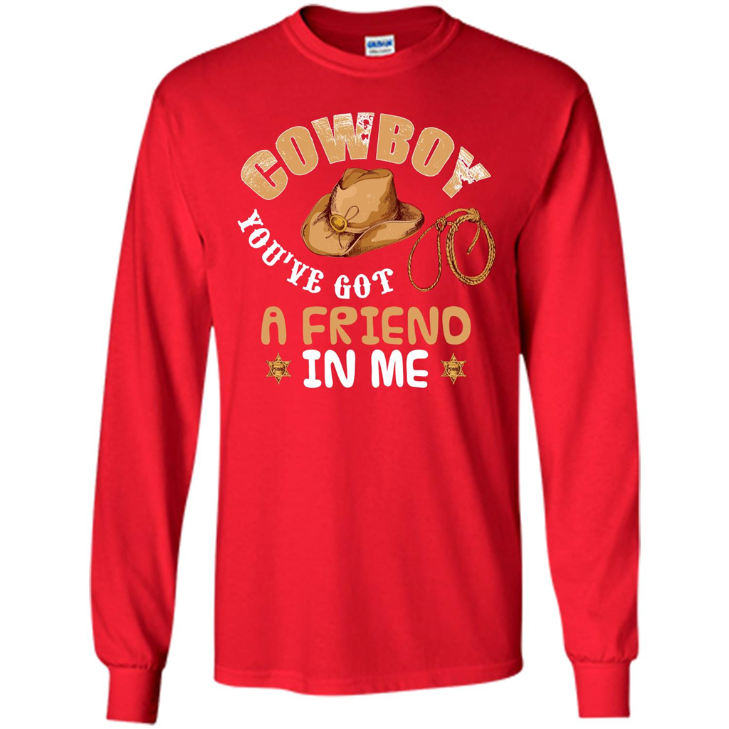 Cowboy You've Got a Friend in Me T-shirt Red