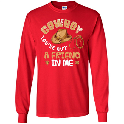 Cowboy You've Got a Friend in Me T-shirt Red