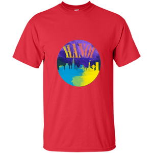 Love Vietnam T-shirt Hanoi Skyline Horizon Sunset