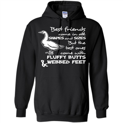 Best Friends Come In All Shapes And Sizes But The Best Ones Come With Fluffy Butts _ Webbed Feet Black