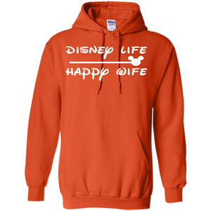 Wife T-shirt Disney Life Happy Wife T-shirt