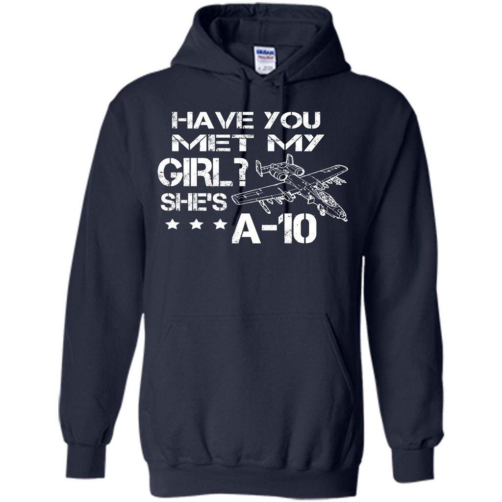 Have You Met My Girl She's A-10 T-shirt Navy