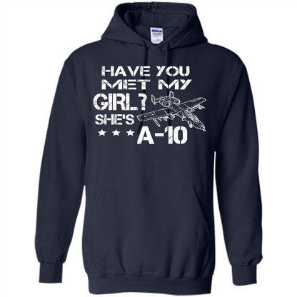 Have You Met My Girl She's A-10 T-shirt Navy