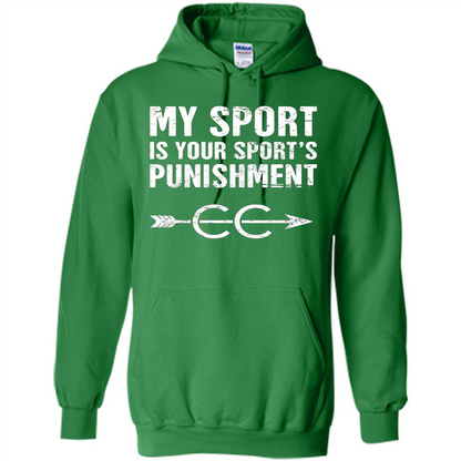 My Sport Is Your Sport's Punishment T-shirt Irish Green