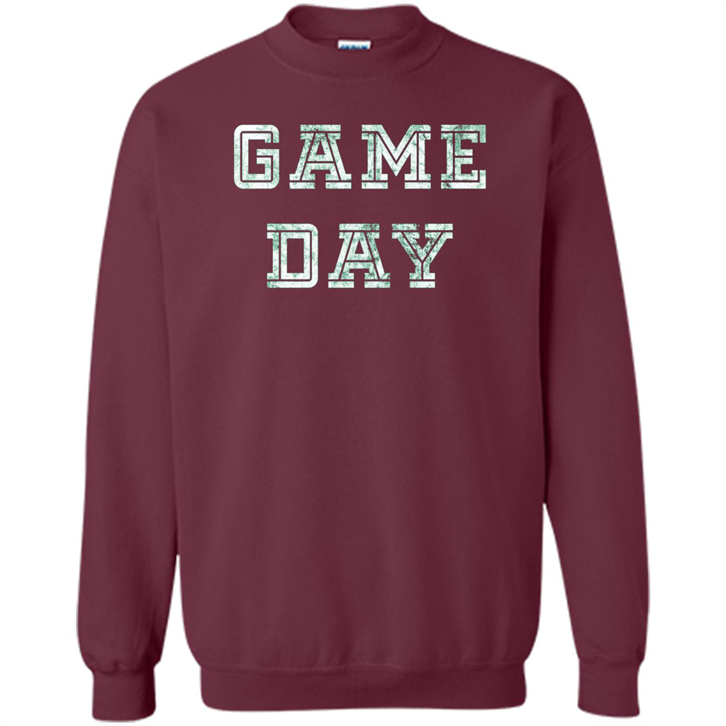 Game Day Football T-Shirt For Football Fans Maroon