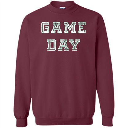 Game Day Football T-Shirt For Football Fans Maroon