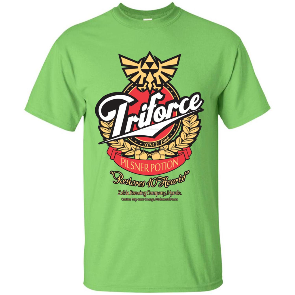 Special Potion Triforce Pilsner Potion T-shirt Lime