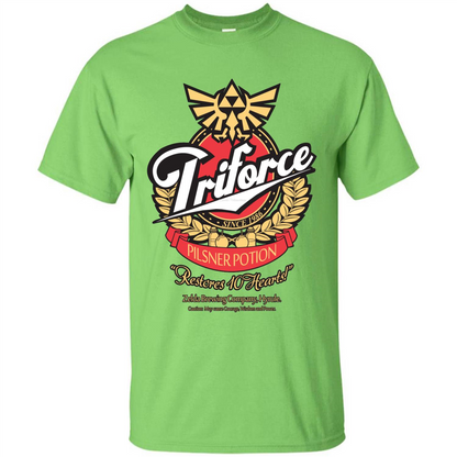 Special Potion Triforce Pilsner Potion T-shirt Lime