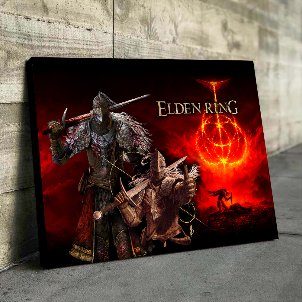 Elden Ring Video Game Canvas & Poster Canvas