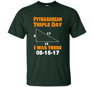 Pythagorean Triple Day 2017 8-15-17 Geeky T-shirt