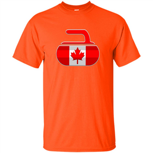 Canadian Curling Flag T-shirt