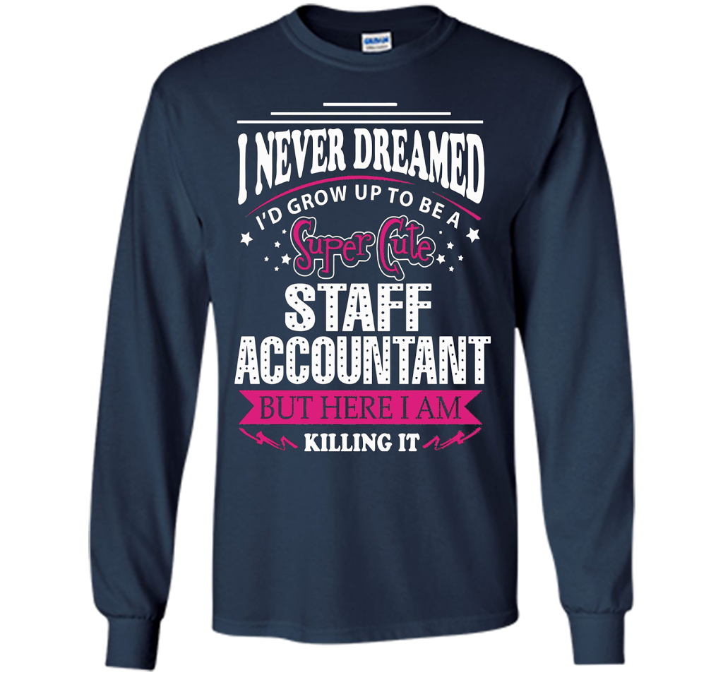 Staff Accountant T-Shirt cool shirt Navy