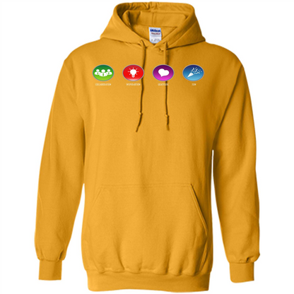 Values Icons T-shirt Gold