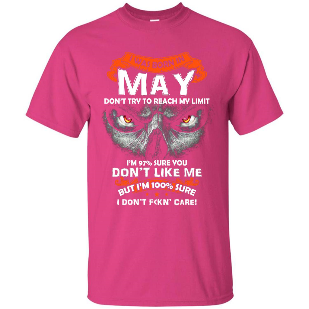 May T-shirt I Was Born In May T-shirt Heliconia