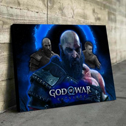 God of War Ragnarok Video Game Canvas & Poster Canvas