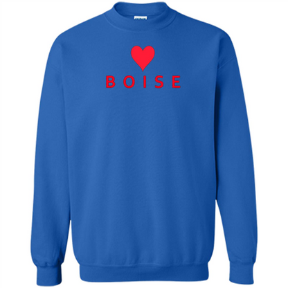 Boise Idaho With Heart Love T-shirt