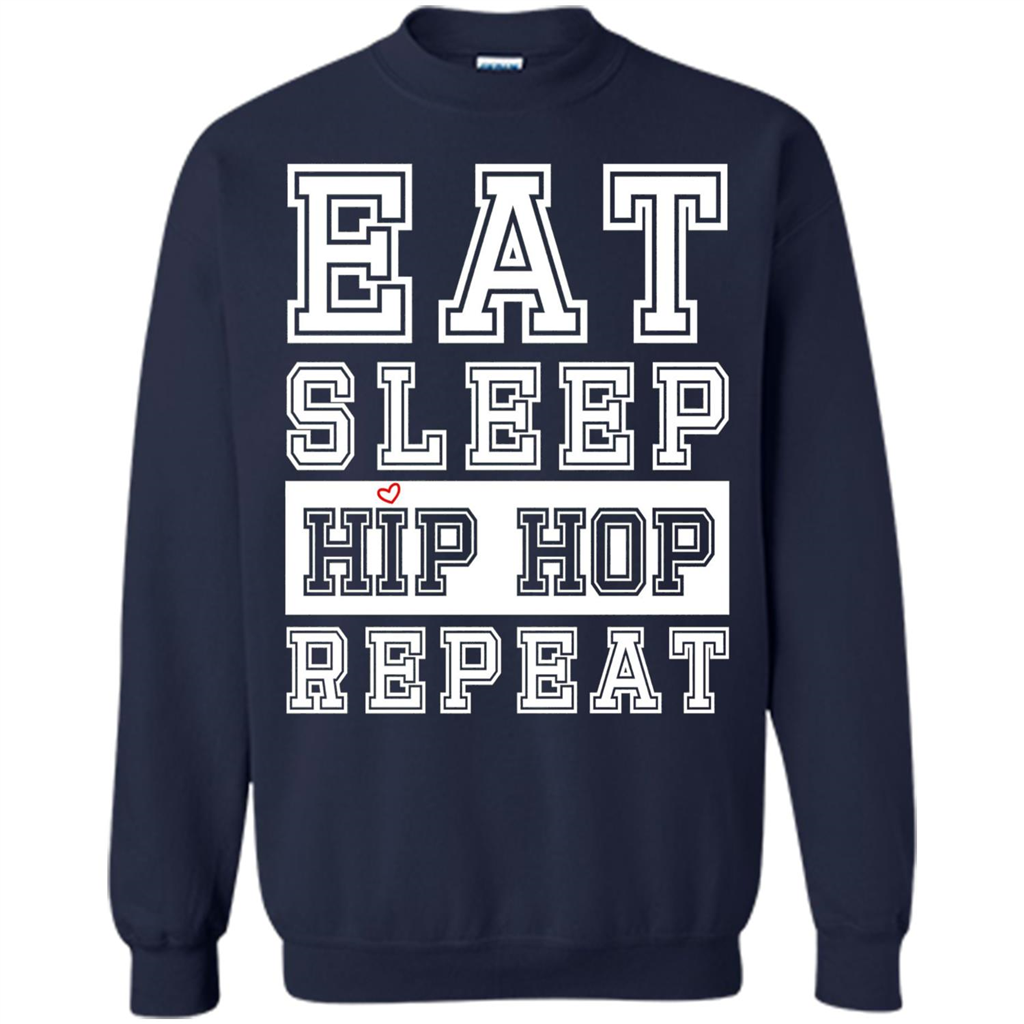 Eat Sleep Hip Hop Repeat T-shirt Navy