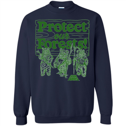 Movies T-shirt Protect Our Forests T-Shirt Navy