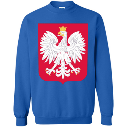 Polish Eagle T-shirt Polska Poland T-shirt Royal