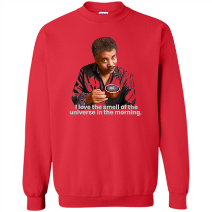 Neil Degrasse Tyson I Love The Smell Of The Universe T-Shirt Red