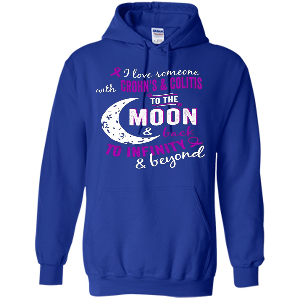 Crohn's and Colitis Awareness T-shirt Royal