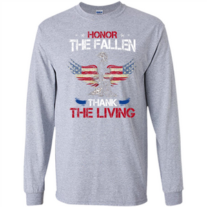 Military T-shirt Honor The Fallen Thank The Living