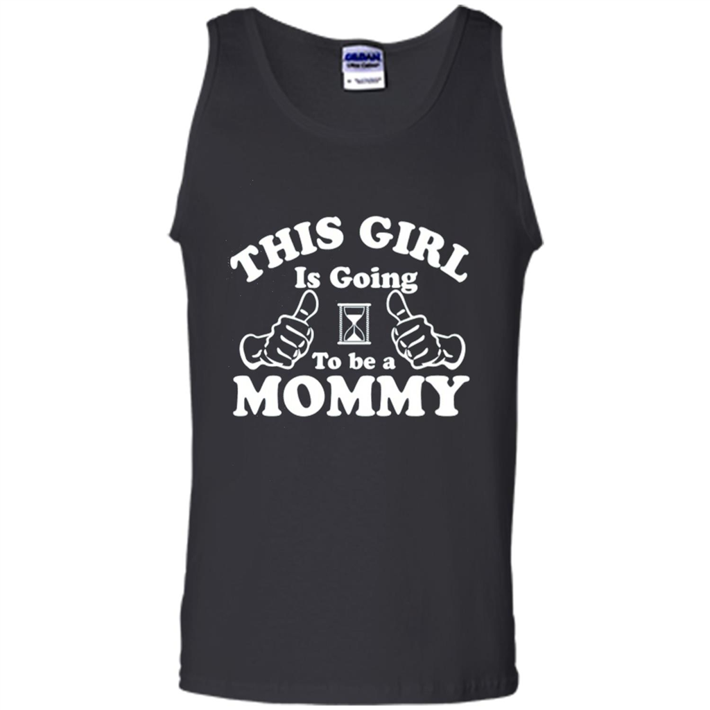 Mommy T-shirt This Girl Is Going to Be A Mommy Black