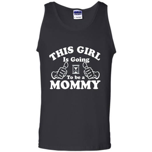Mommy T-shirt This Girl Is Going to Be A Mommy Black