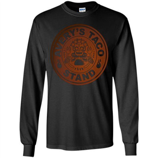 Avery's Taco Stand Bronze T-shirt Black