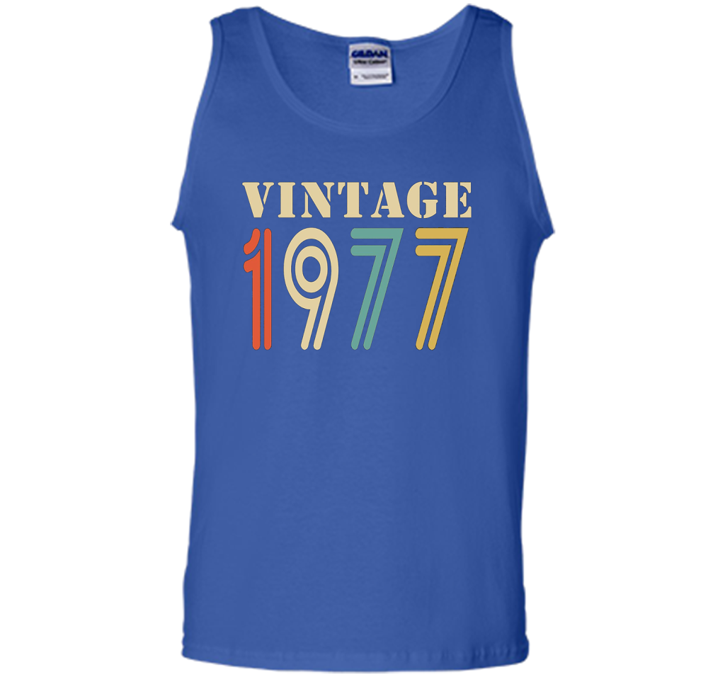 Vintage 1977 - 40th birthday gift shirt t-shirt Royal