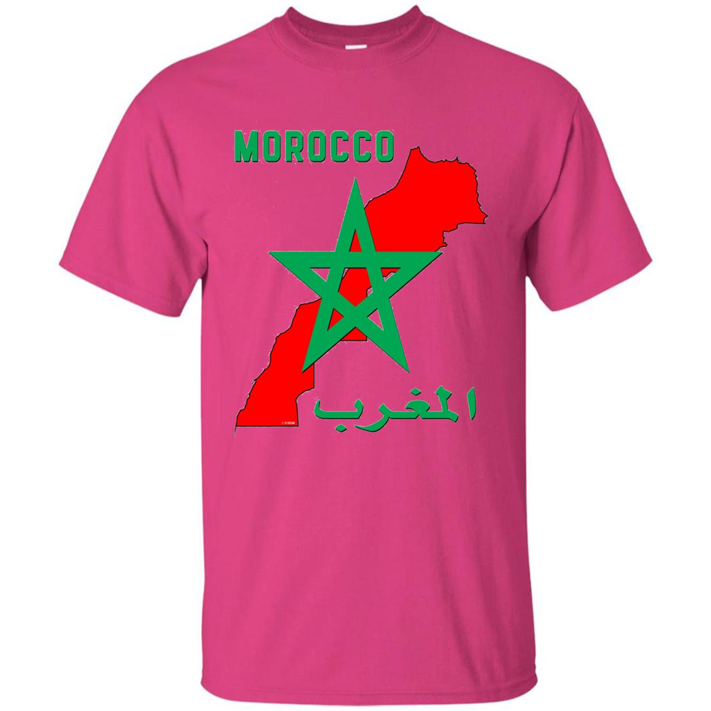 Morocco Moroccan T-shirt Heliconia